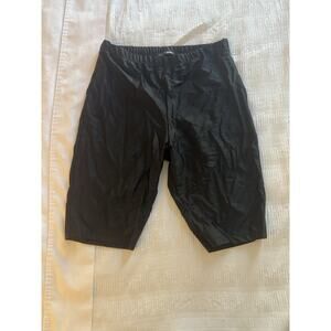 Fashion Nova Black Biker Shorts Halloween Bat Cat Witchy Medium